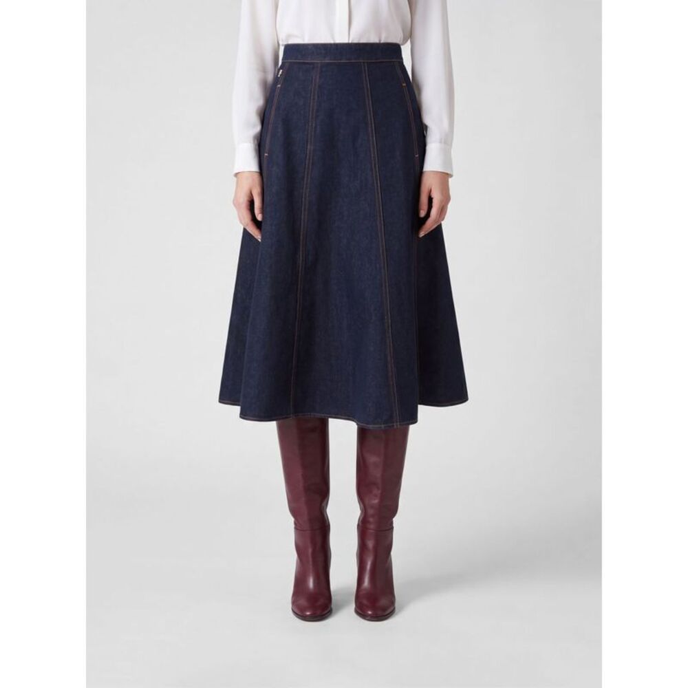 Alberta Ferretti Skirt Woman Denim